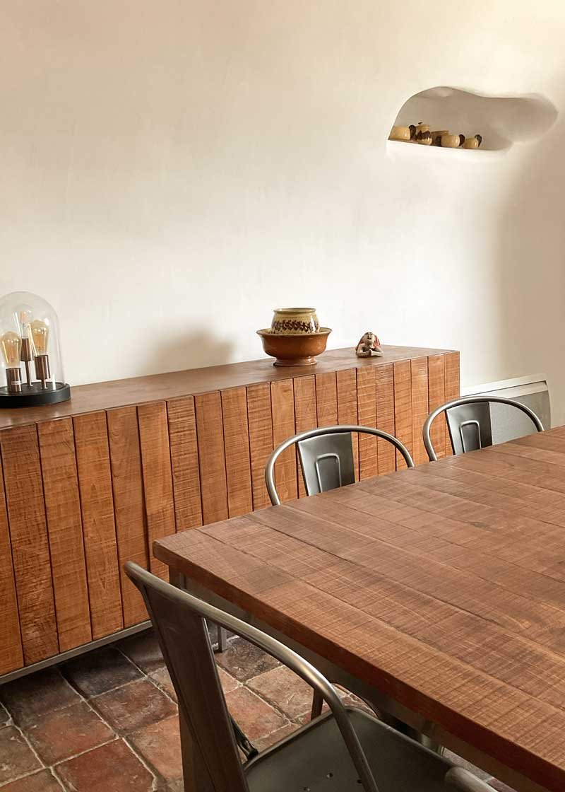 Manger à l'intérieur Maison de vacances avec une spacieuse cuisine équipée